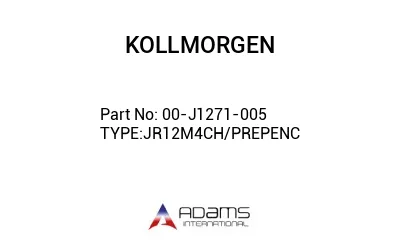 00-J1271-005 TYPE:JR12M4CH/PREPENC