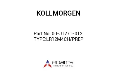 00-J1271-012 TYPE:LR12M4CH/PREP