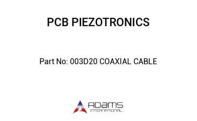 003D20 COAXIAL CABLE