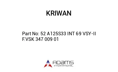52 A125S33 INT 69 VSY-II F.VSK 347 009 01