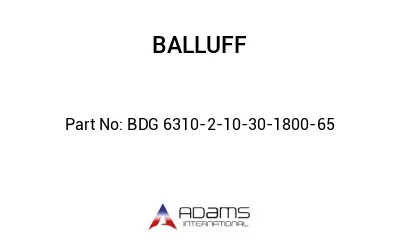 BDG 6310-2-10-30-1800-65									