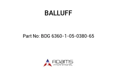 BDG 6360-1-05-0380-65									