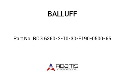 BDG 6360-2-10-30-E190-0500-65									