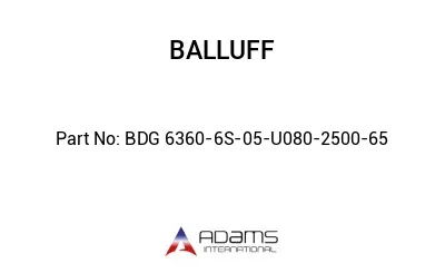 BDG 6360-6S-05-U080-2500-65									