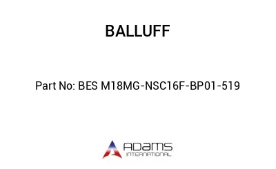 BES M18MG-NSC16F-BP01-519									