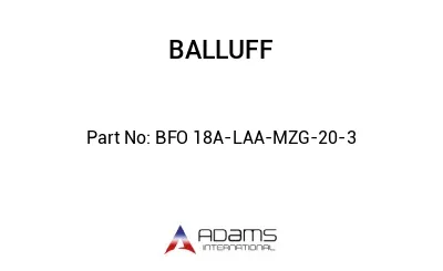 BFO 18A-LAA-MZG-20-3									