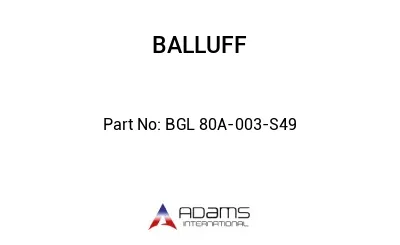 BGL 80A-003-S49									