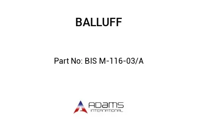 BIS M-116-03/A									