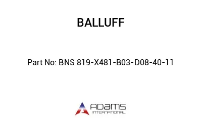 BNS 819-X481-B03-D08-40-11									
