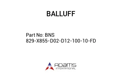BNS 829-X855-D02-D12-100-10-FD									