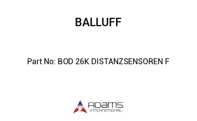 BOD 26K DISTANZSENSOREN F									
