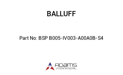 BSP B005-IV003-A00A0B-S4									