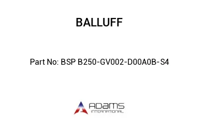 BSP B250-GV002-D00A0B-S4									