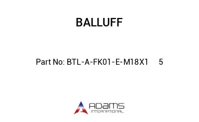 BTL-A-FK01-E-M18X1	5								
