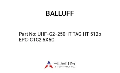 UHF-G2-250HT TAG HT 512b EPC-C1G2 5X5C									